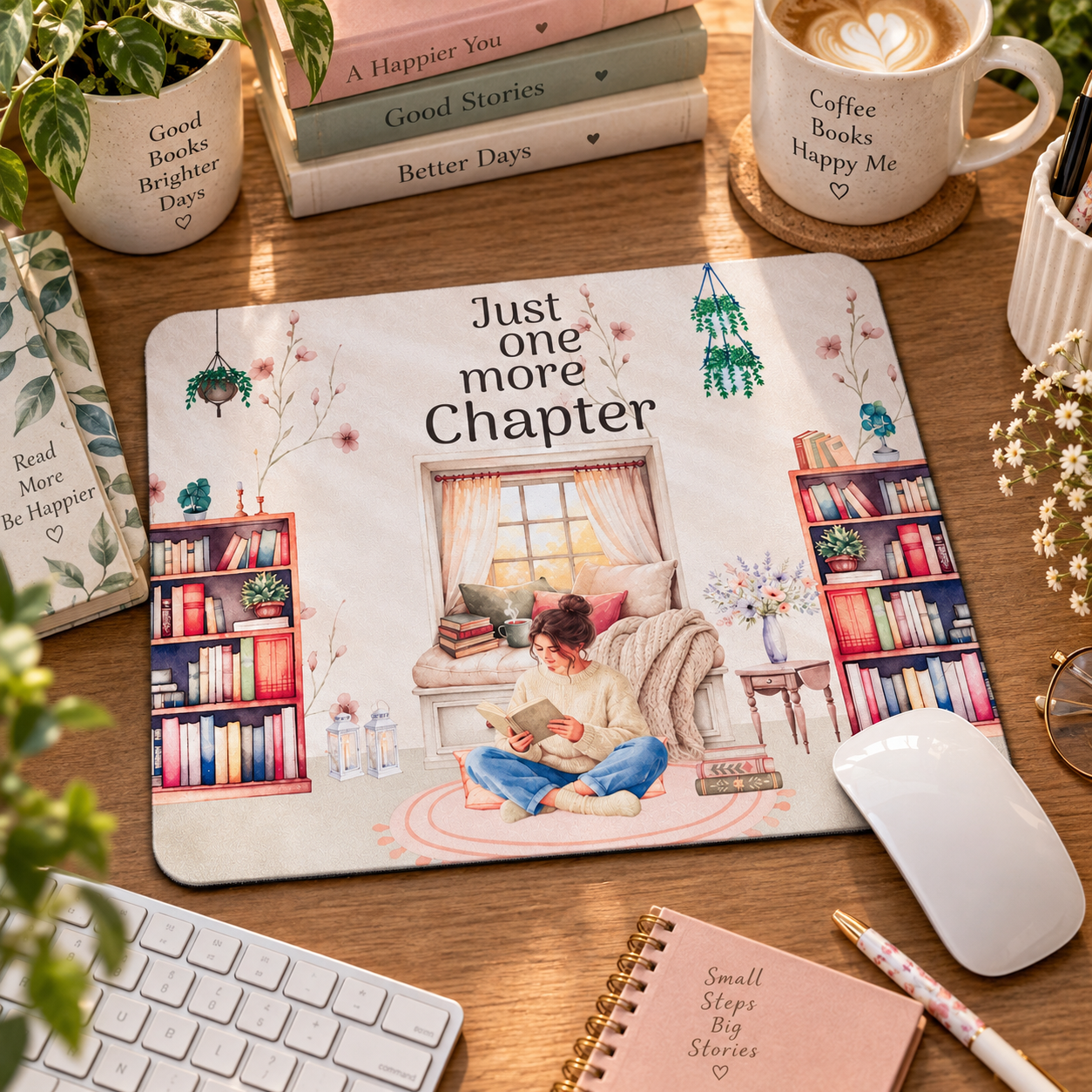 Bookish Mauspad für Buchliebhaber - Chapter