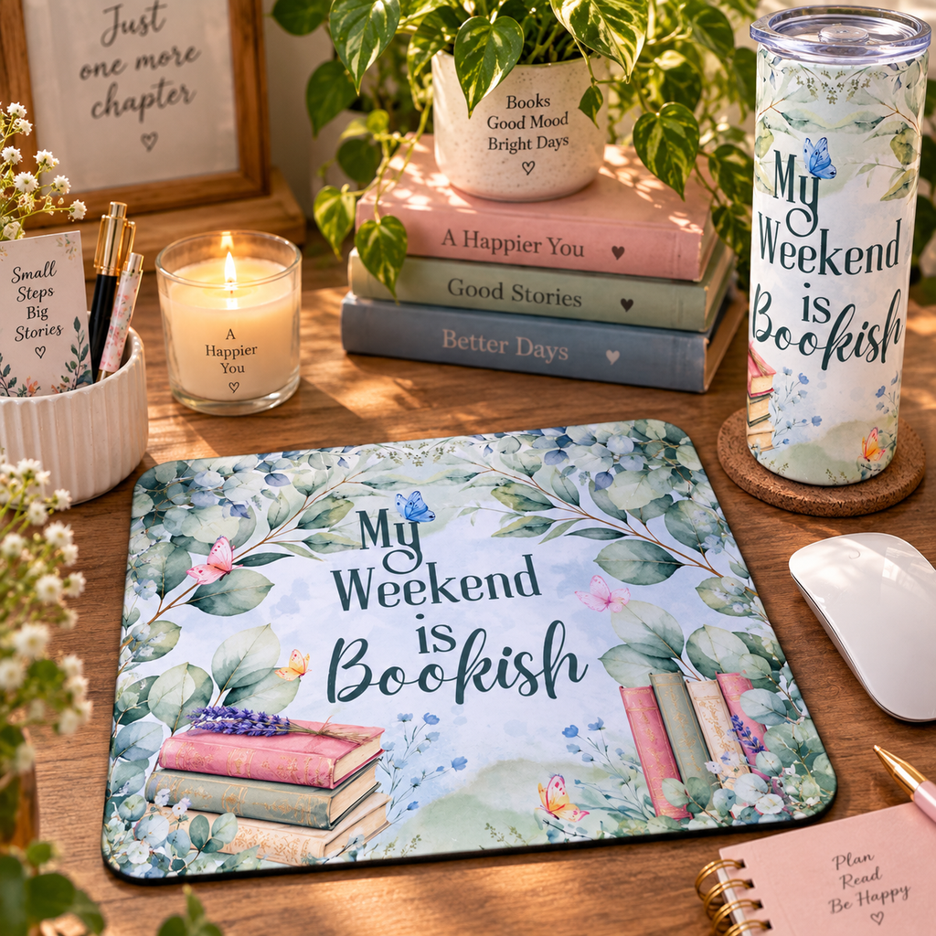 Bookish Mauspad für Buchliebhaber - Weekend