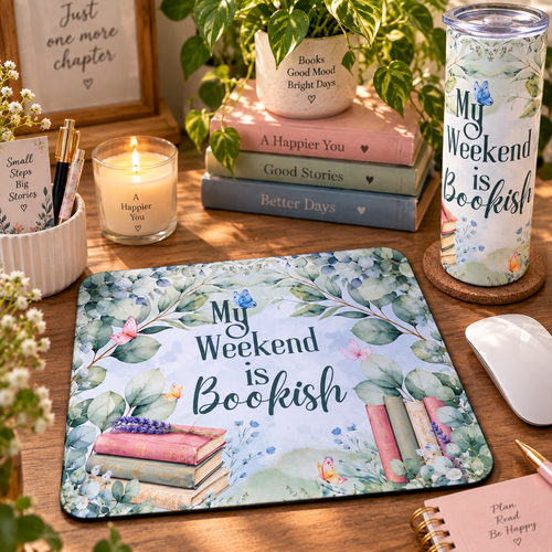 Bookish Mauspad für Buchliebhaber - Weekend