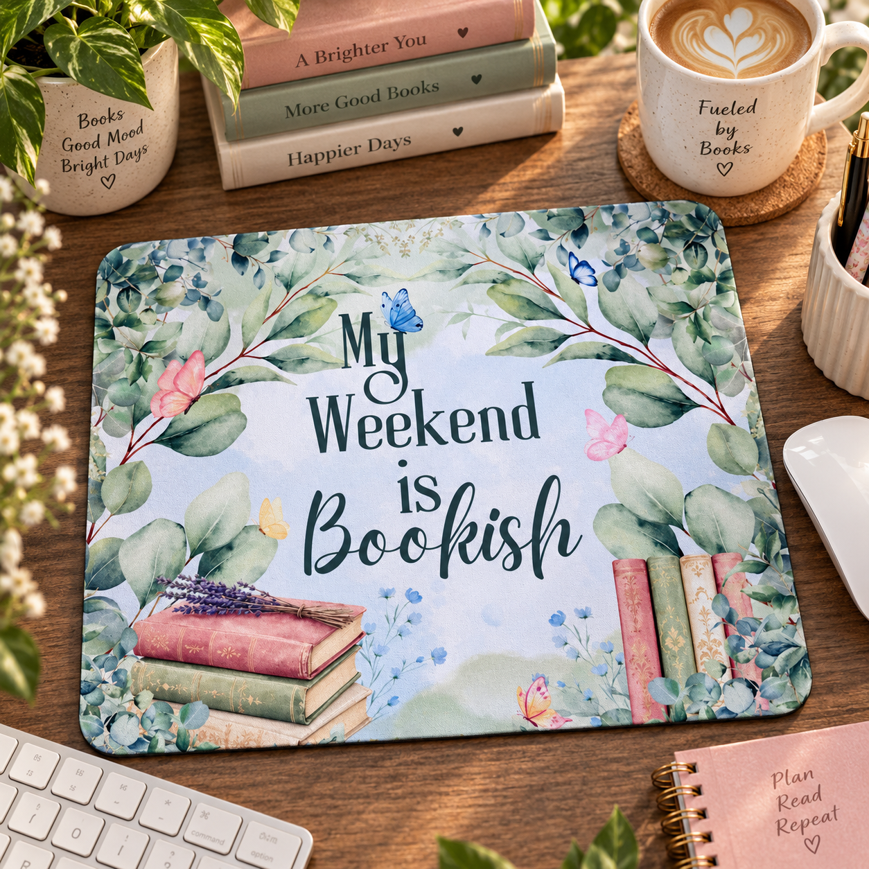 Bookish Mauspad für Buchliebhaber - Weekend