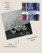 3D Druck Genre "Crime" Deko für dein Bücherregal.