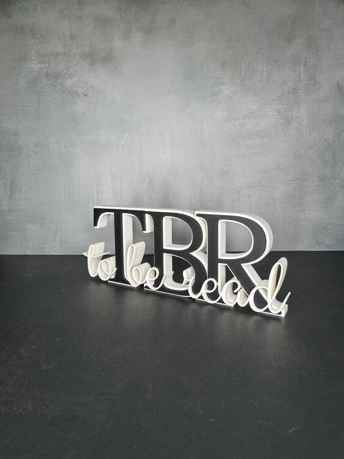 3D Druck TBR - to be read Deko für Leseecke