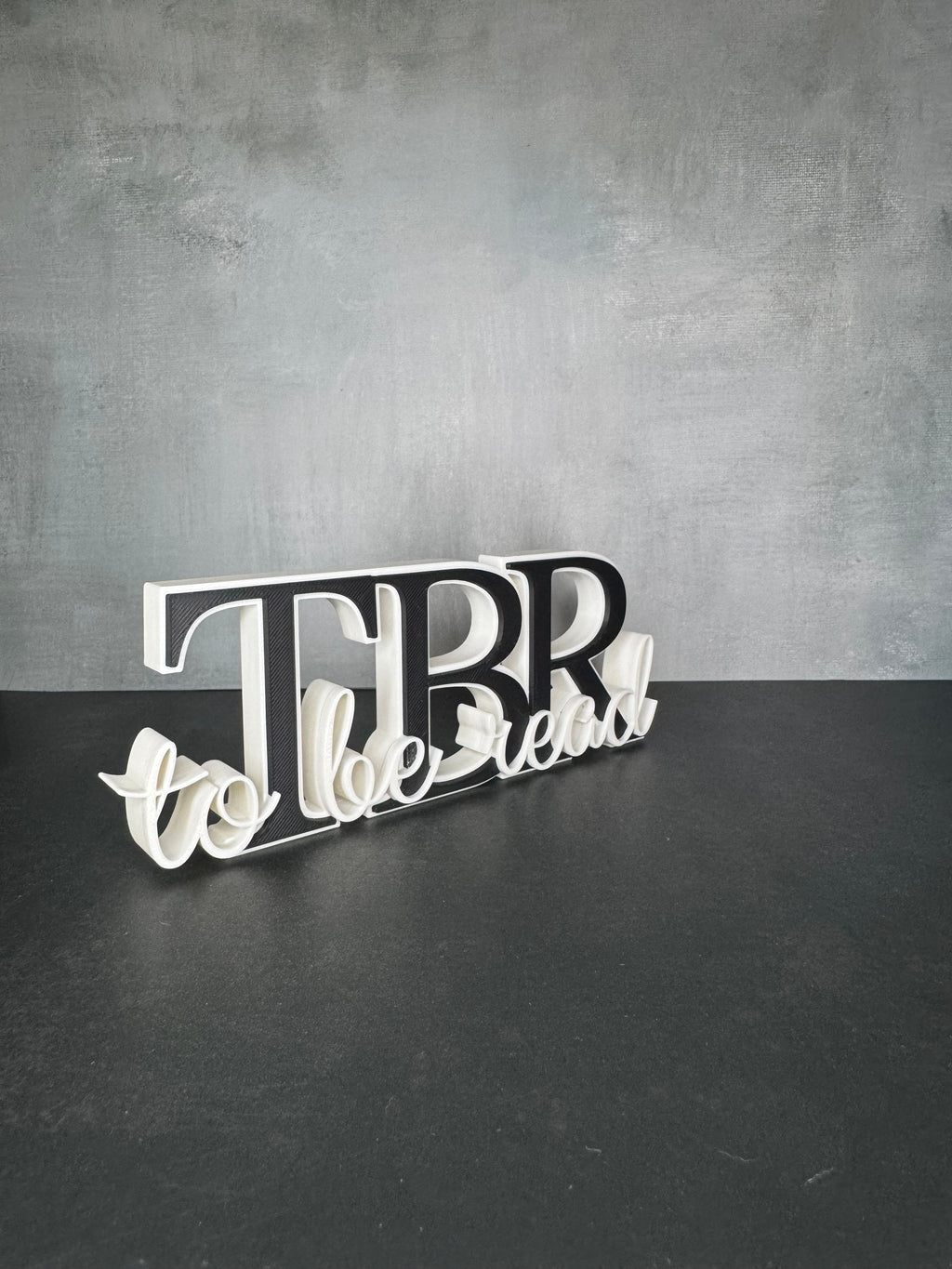 3D Druck TBR - to be read Deko für Leseecke
