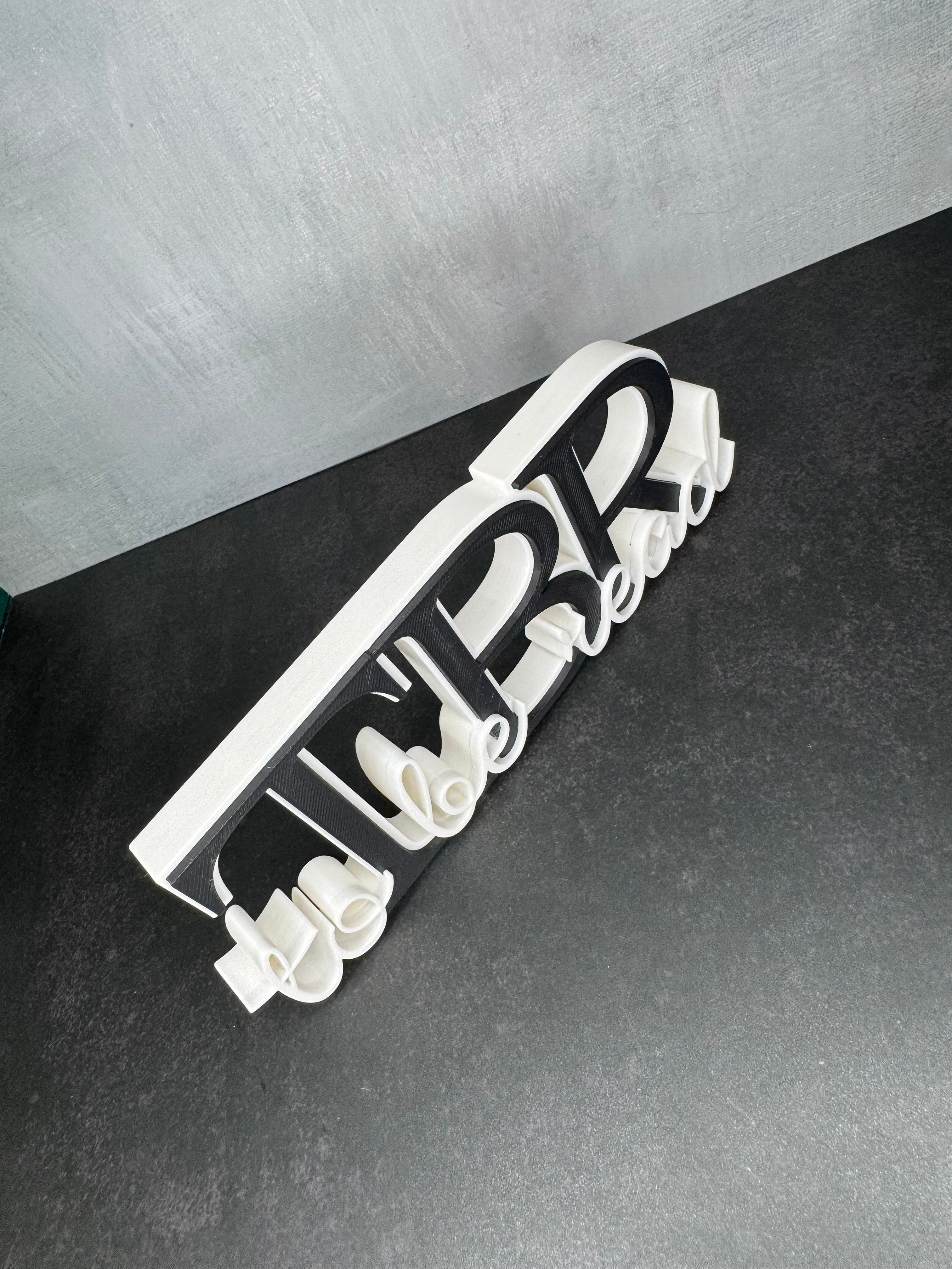 3D Druck TBR - to be read Deko für Leseecke