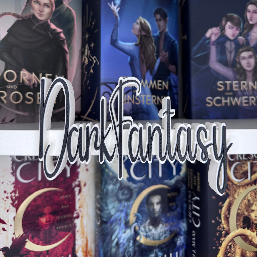 3D Druck Genre "Dark Fantasy" Deko für dein Bücherregal.