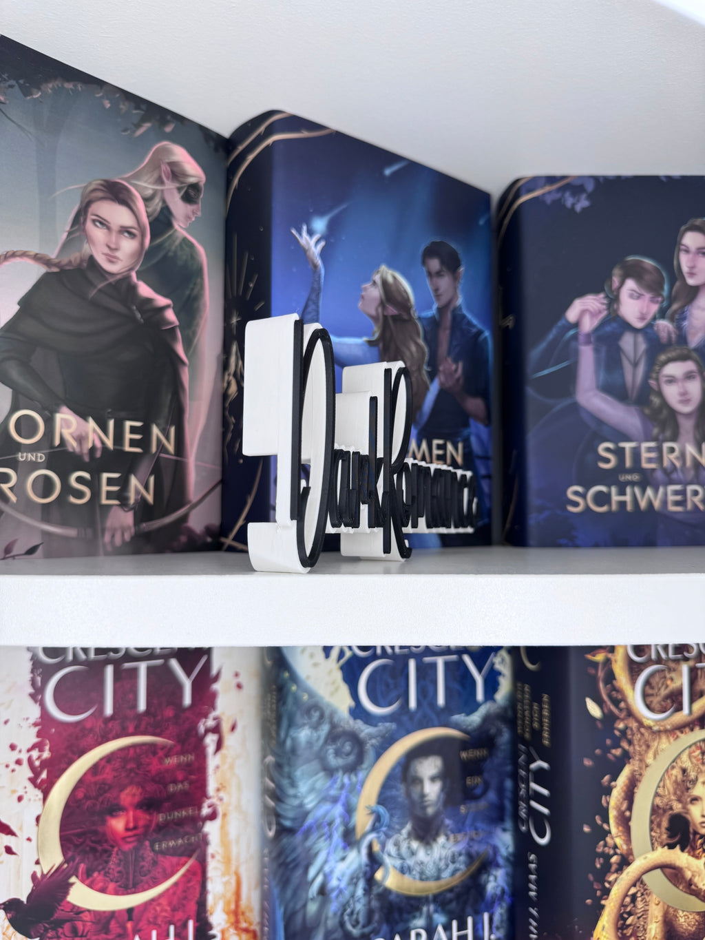 3D Druck Genre "Dark Romance" Deko für dein Bücherregal.