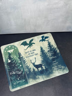Bookish Mauspad für Buchliebhaber - Fantasy Wald