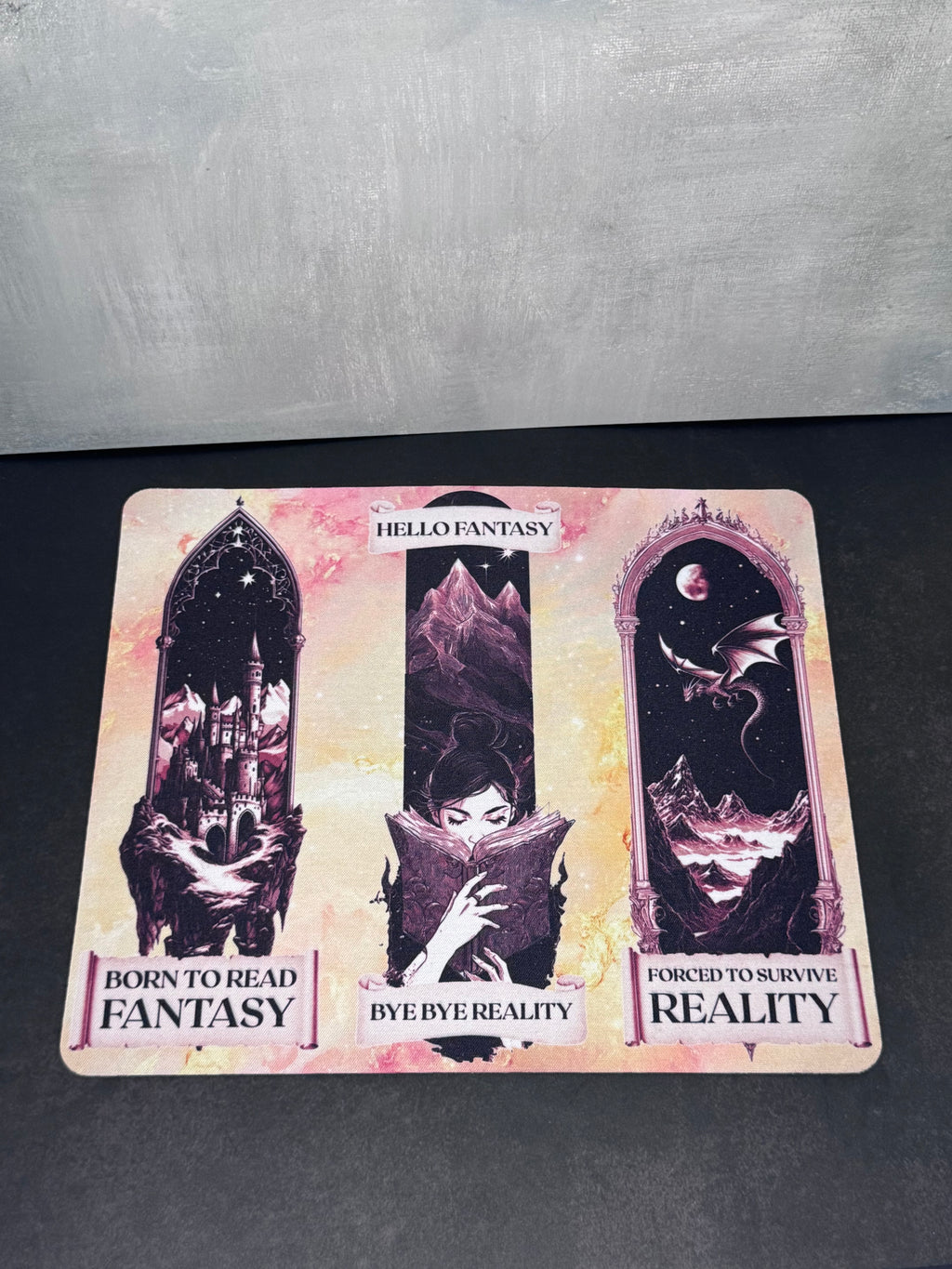 Bookish Mauspad für Buchliebhaber - Reality