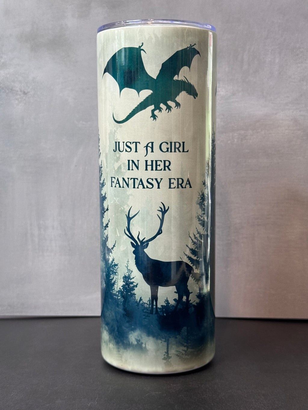 Bookish Thermobecher für Buchliebhaber - Fantasy Wald