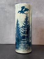 Bookish Thermobecher für Buchliebhaber - Fantasy Wald