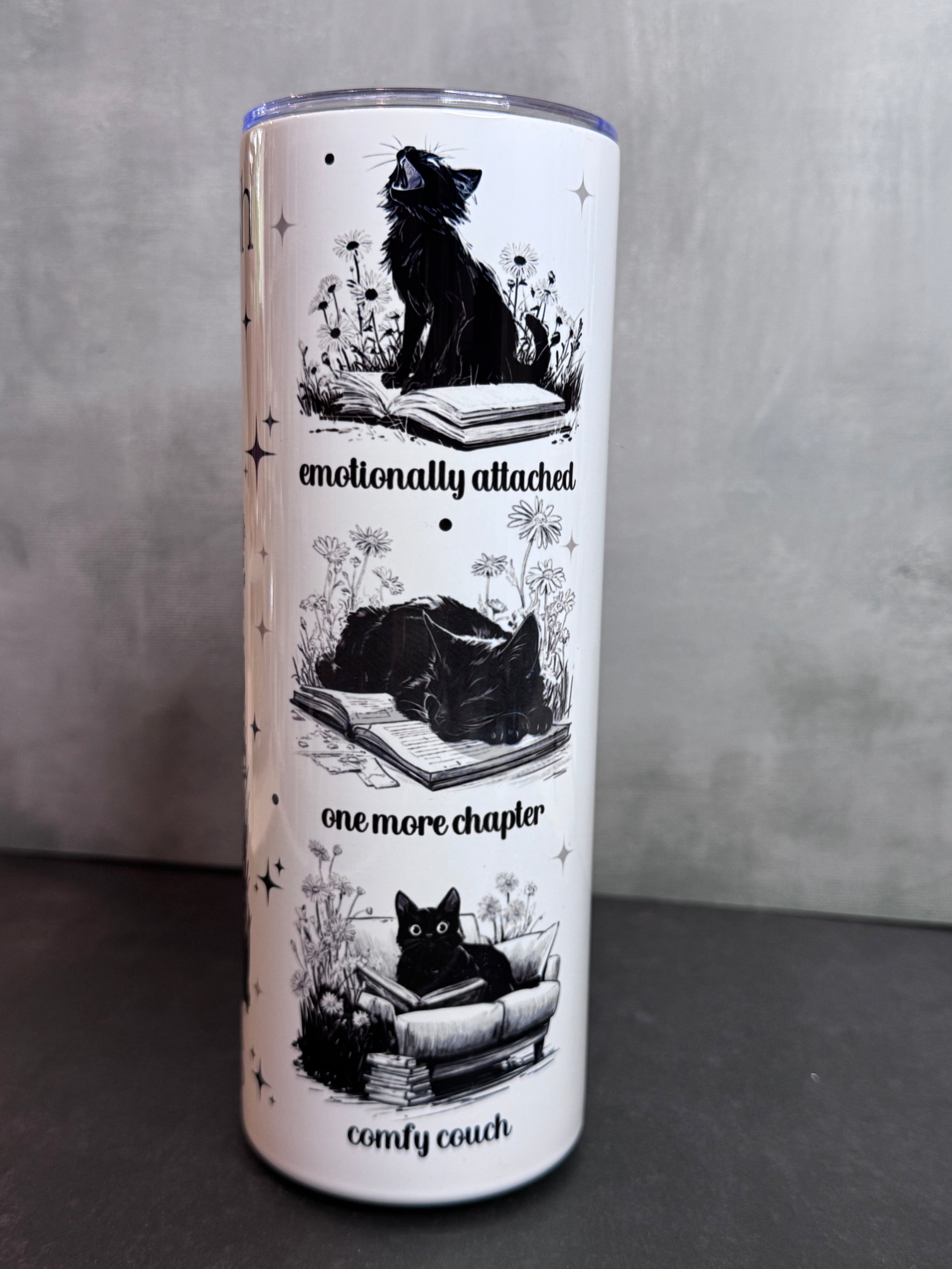 Bookish Thermobecher für Buchliebhaber - Cat