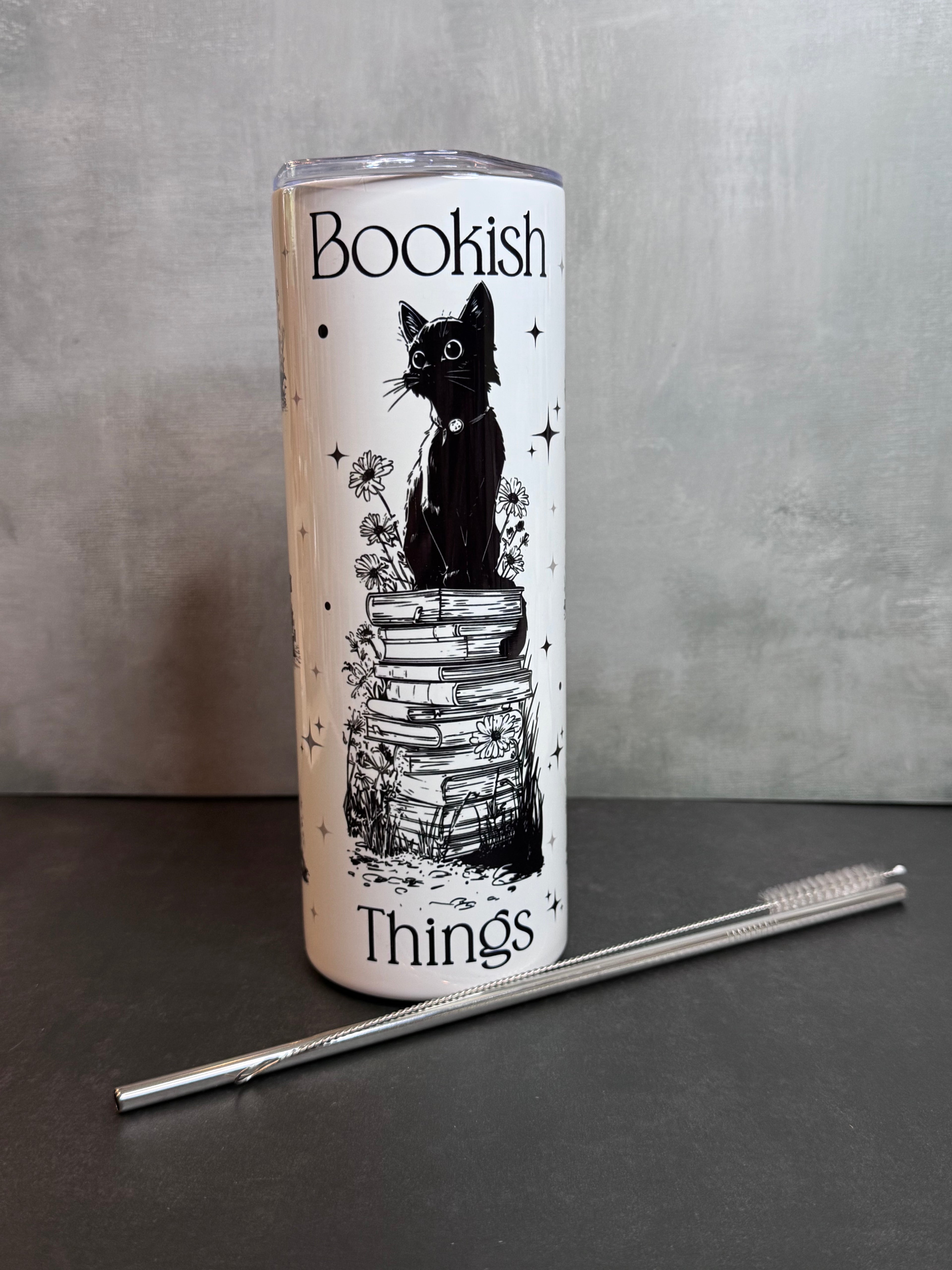Bookish Thermobecher für Buchliebhaber - Cat