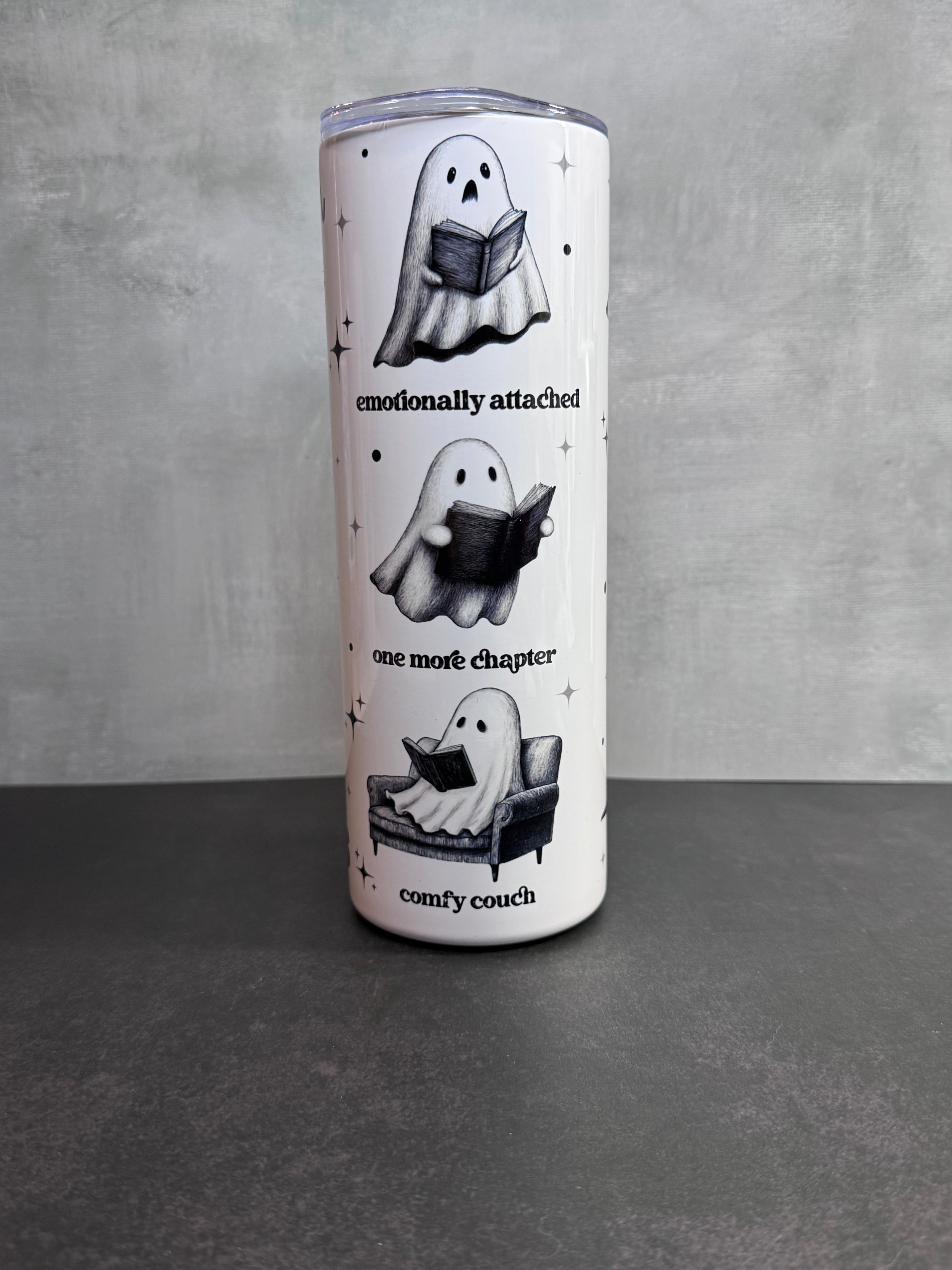 Bookish Thermobecher für Buchliebhaber - Ghost
