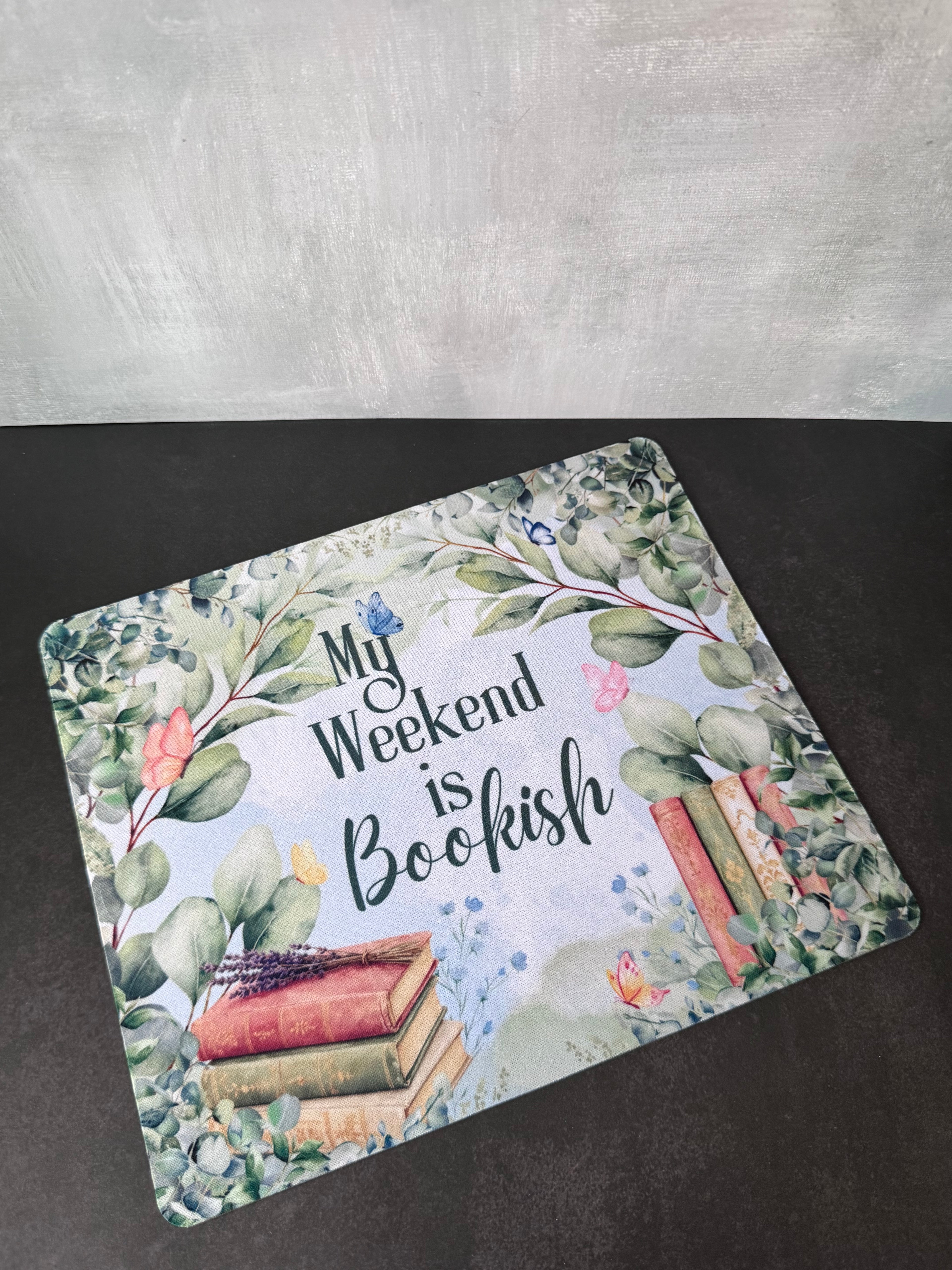 Bookish Mauspad für Buchliebhaber - Weekend